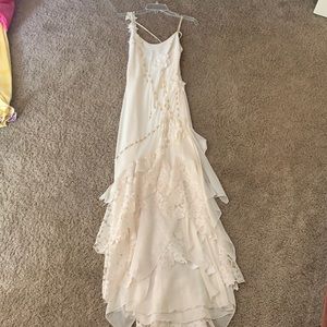 Long cream dress!